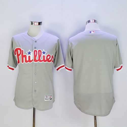 Philadelphia Phillies Blank Gray Flexbase Stitched MLB Jersey,We sell and wholesale Philadelphia Phillies Blank Gray Flexbase Stitched MLB Jersey on line form chian!